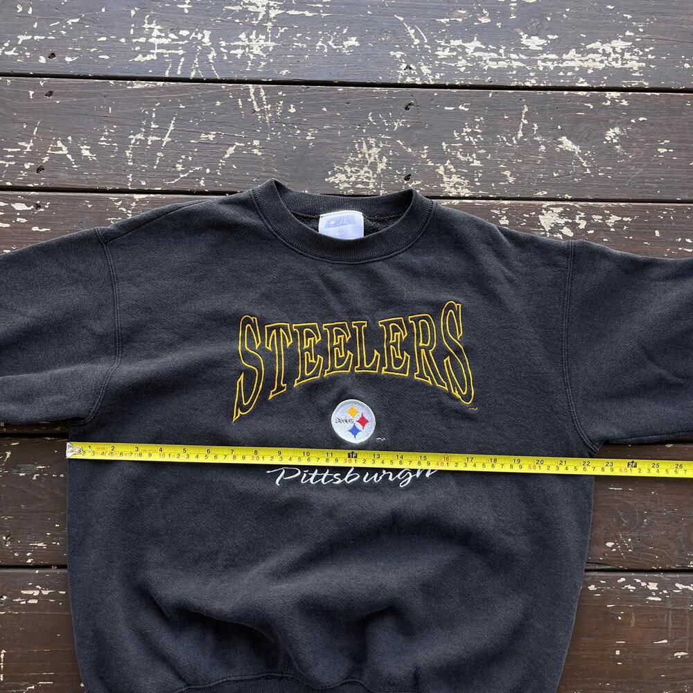 (M) Vintage 90s Pittsburgh Steelers NFL Crewneck Sweatshirt Embroidered - Picture 4 of 5